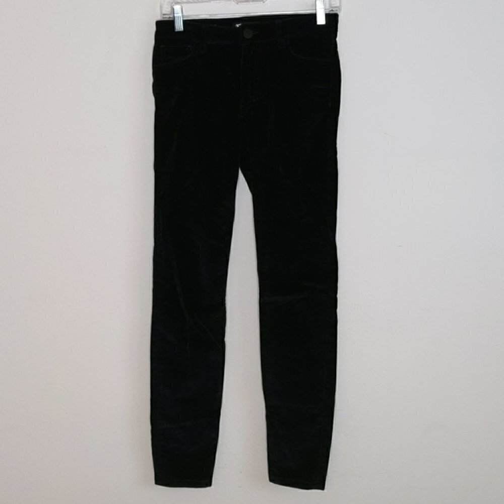 Maje Soft Velour Navy Blue Pants